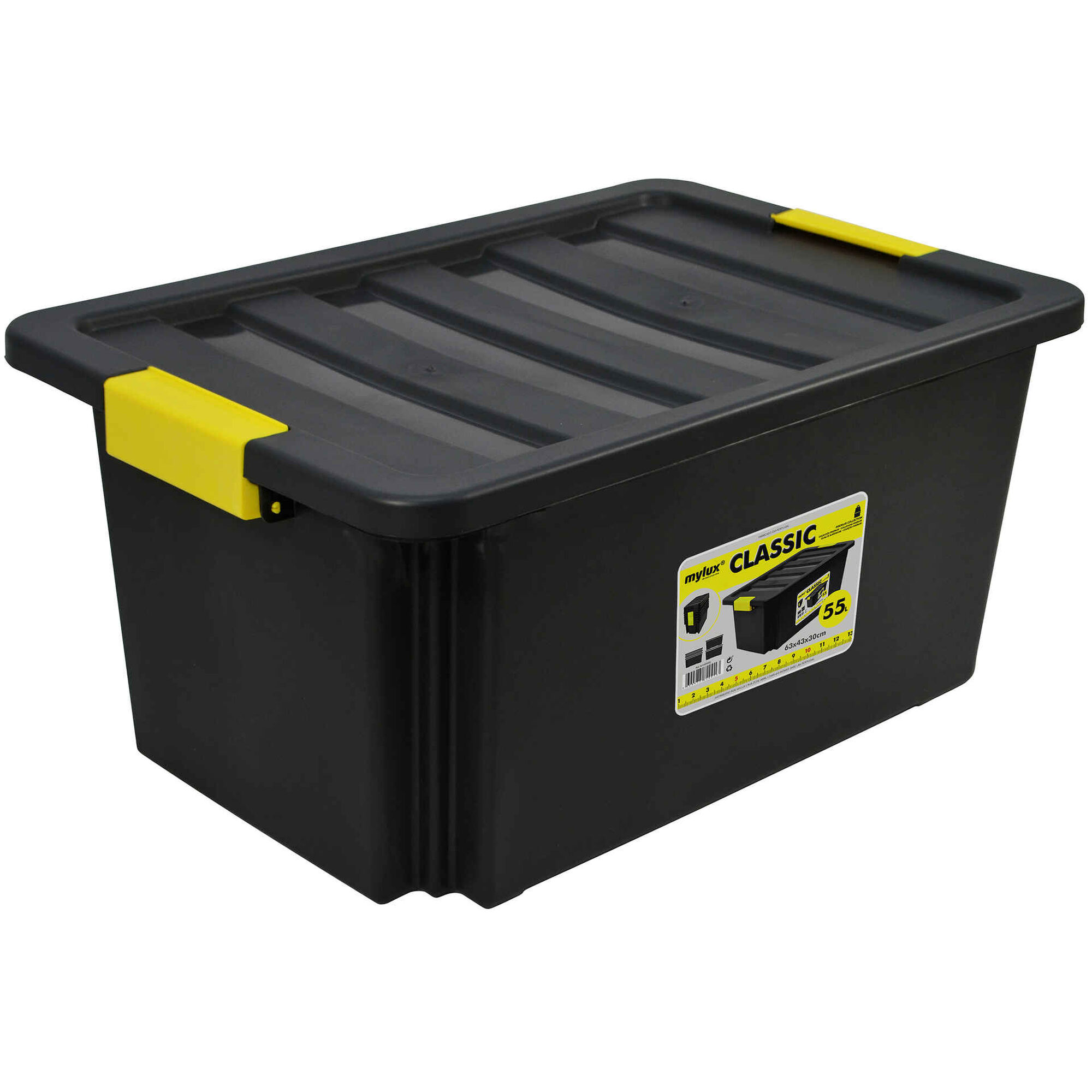 Caixa 55L com tampa Lock para Mudanças 25 unid.